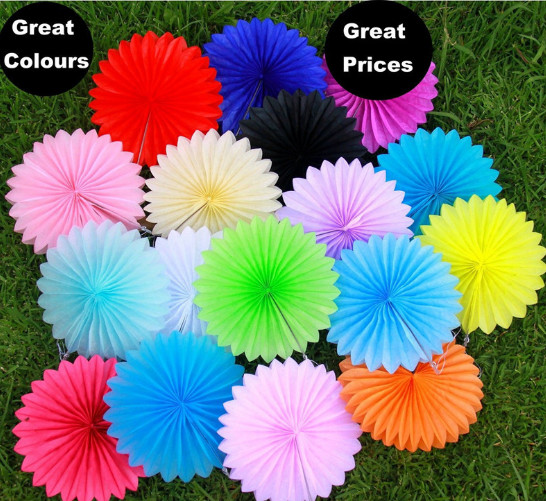 Paper folding fan wedding party decoration background paper fan flower color by pantone coloring