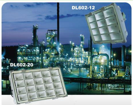 Safety IP66 60w Gas Station LED Canopy Light 120° 60Hz , High Lumen 10000lm LED