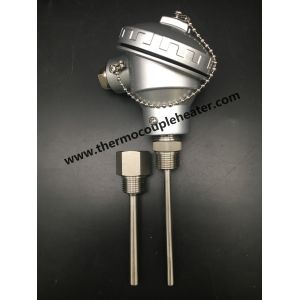 Inserted Temperature Sensor RTD PT100 With Waterproof Head