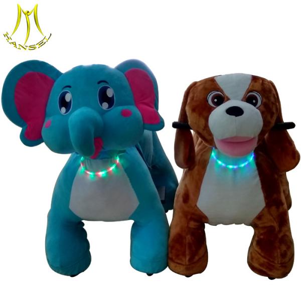 Hansel battery powered animals for shopping mall and zoo animal scooter with