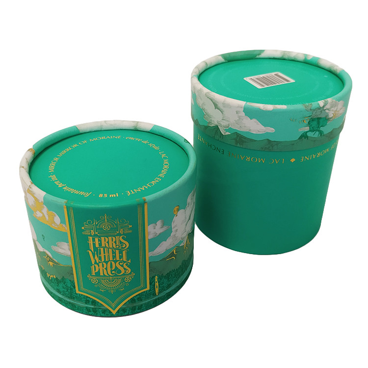 Round FSC Offset Printing Paper Tube Packaging Food Grade 5cm Dia