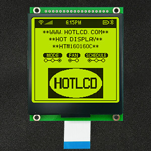 128X64 SPI FSTN Graphic LCD Display With White Side Backlight