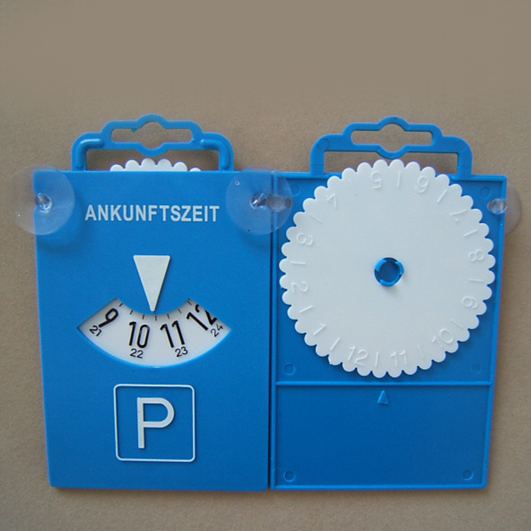 Popular Euro Plastic Automatic Car Parking Disk with Multifunction Auto Parking Clock