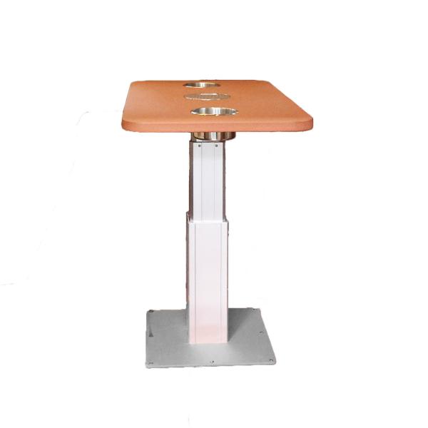 Manual lifting table mount Best selling metal picnic table legs for the special