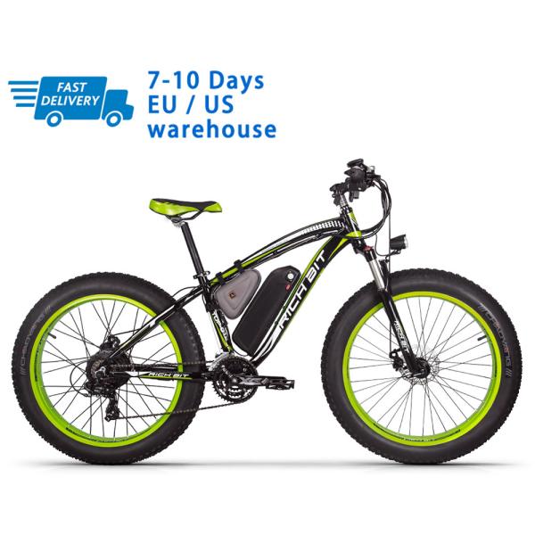 US EU STOCK 26 Inch Fat Tyre Electric Bicycle 21 Speed 1000w 48v 17ah For Adults