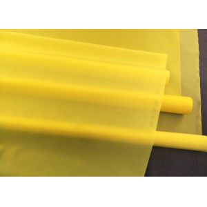 80 T 200 Mesh 127 MM Polyester Screen Printing Mesh Roll For Glass Printing