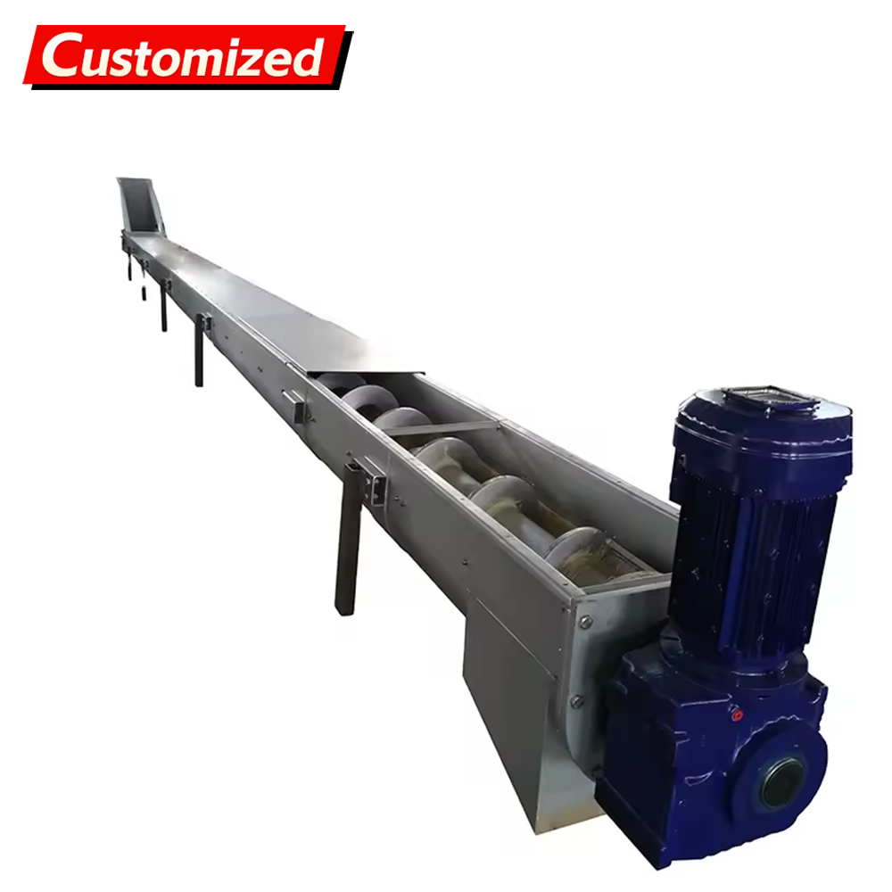  Thermal Processing Heater Screw Drying Auger Hollow Flight Heating Screw Conveyor for Energy &amp; Mining Custom Factory Manufacturer Manufactures
