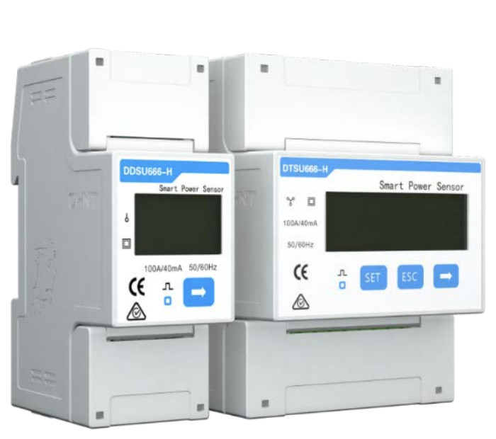 50/60hz Solar Energy Meter DTSU666-H 250A/50mA Three Phase Huawei Solar Smart Meter