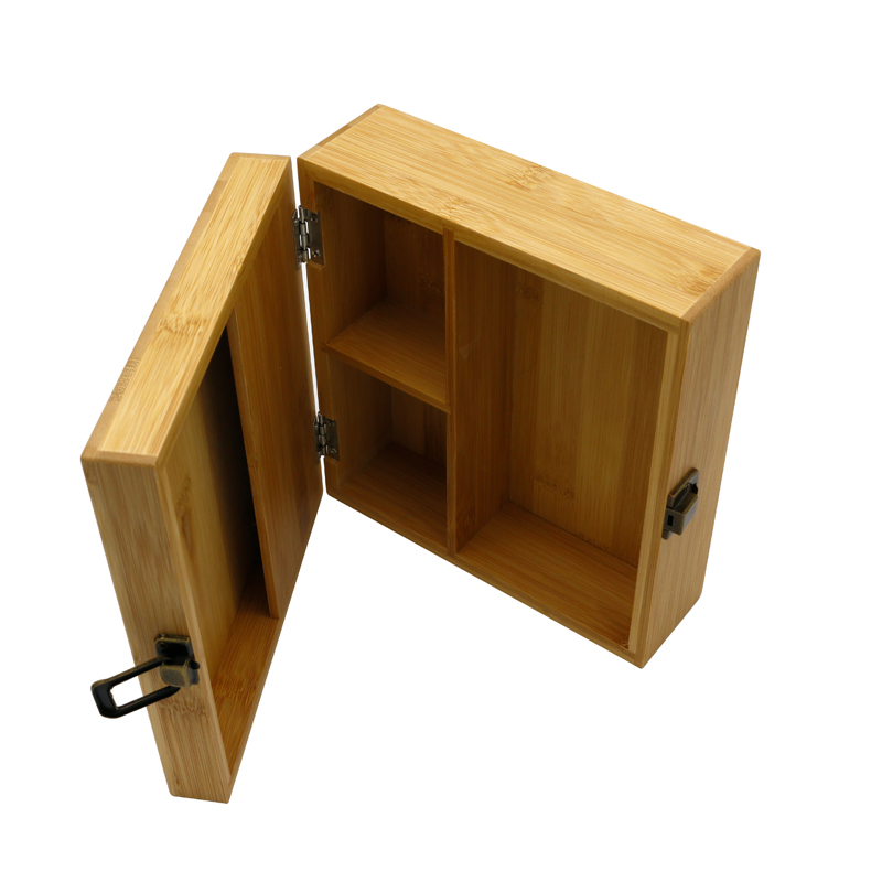 Wooden Tea Bag Organizer Tea Packet Collection Box Tea Chest Storage Holder -7*7.5*3.5"