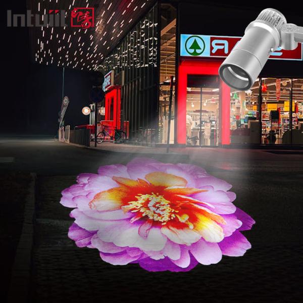 LED 60W Outdoor Waterproof Logo Gobo Projector Rotating Logo Projection Led Gobo