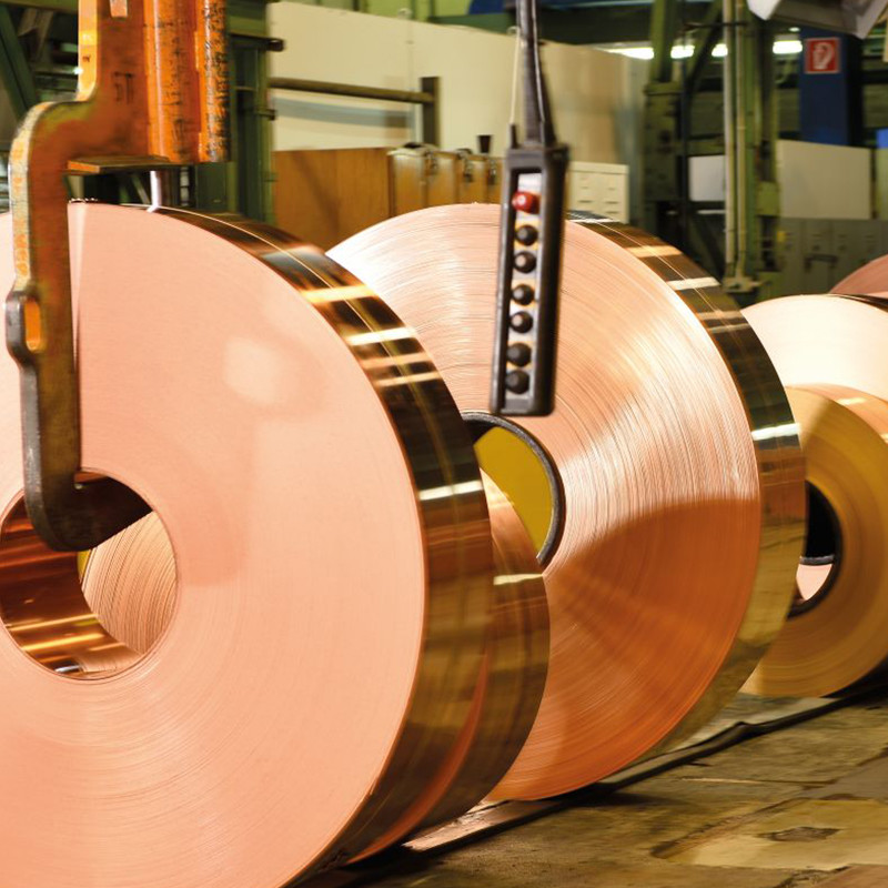 Polished 2mm C11000 Copper Alloy Strip Customizable High Malleability