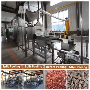 SUS304 Automatic Processing Split Peanut Peeling Machine