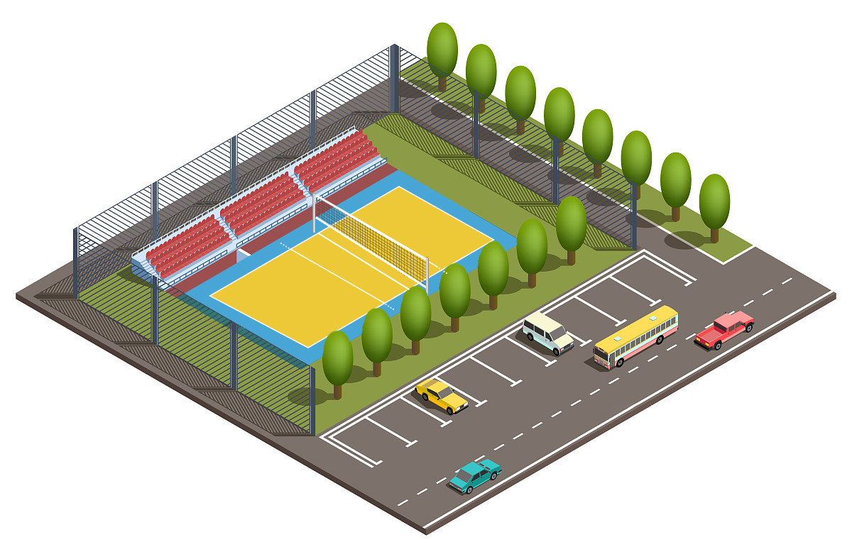 5mm Thickness Outdoor Sports Surfaces Silicon Pu Sport Badminton Court