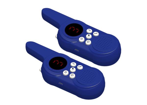 ABS Material Handheld Walkie Talkies Pocket Size Built In Flashlight For