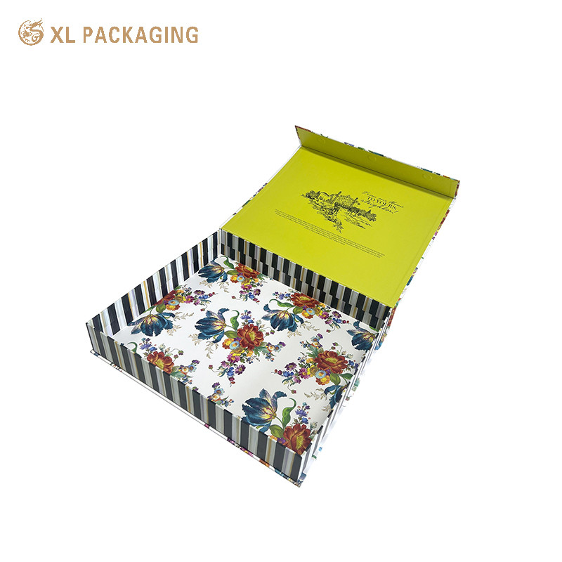 Custom Elegent Inside White Colour Printing Magnetic SkinCare Packaging 157gsm Artpaper Packing Cosmetic Box
