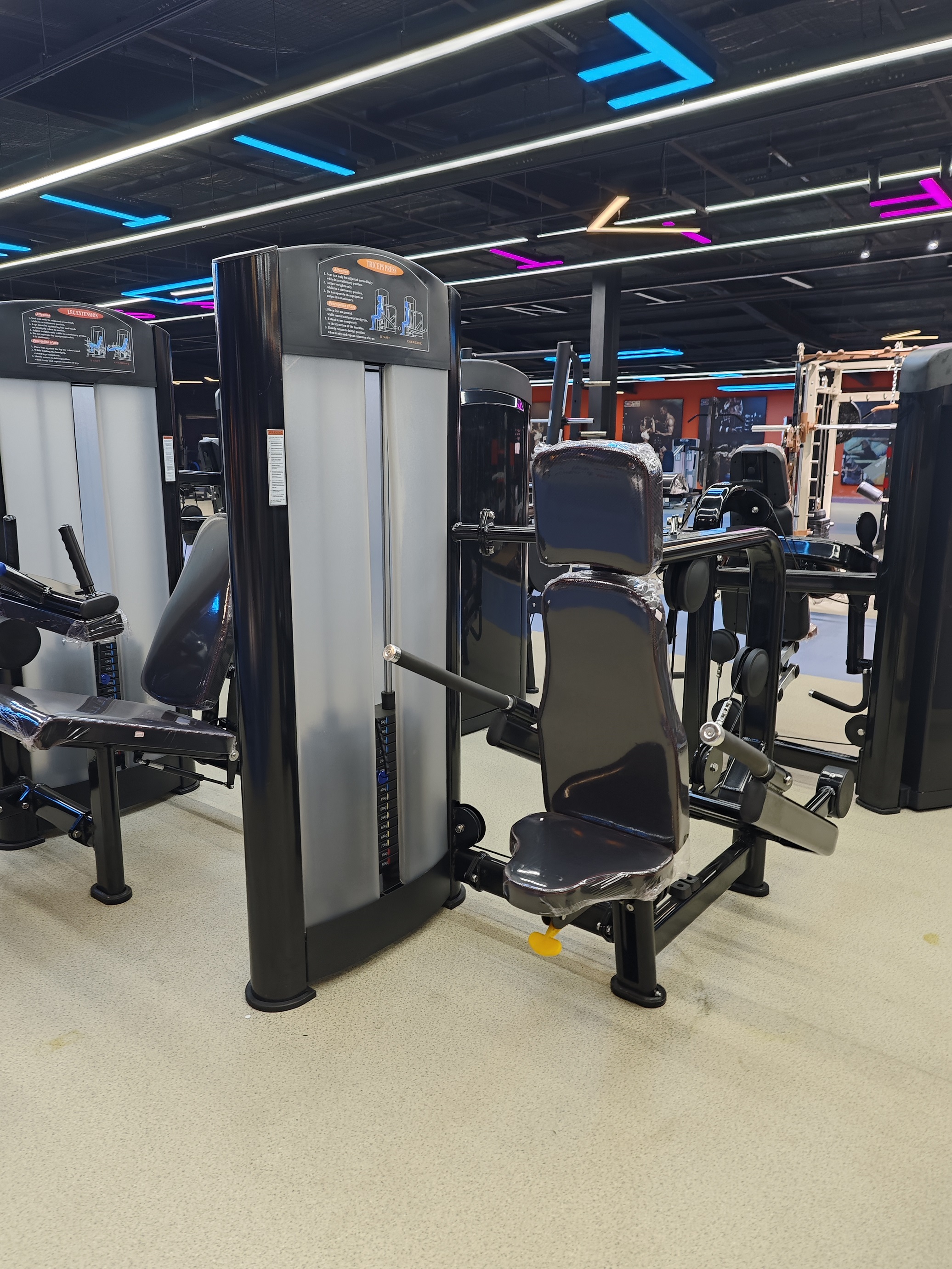 Commercial Gym Equipment Pin Load Select Machine Arm Workout Strength Training Triceps Machine