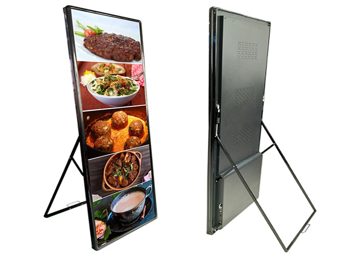 Indoor Advertising 3mm RGB Led Poster Panel , Electronic Poster Display 576*1920mm