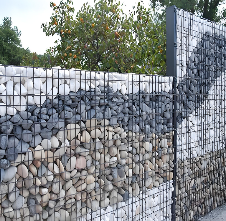 Galvanized Welded Rock Gabion Baskets 2x2m Garden Fence Gabion For Retaining Wall