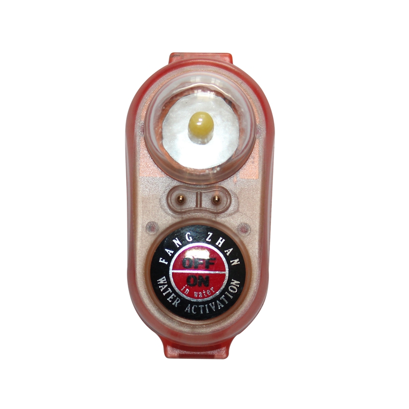 Water Activated Life Jacket Strobe Light Orange Color 0 . 5W 0 . 5mA