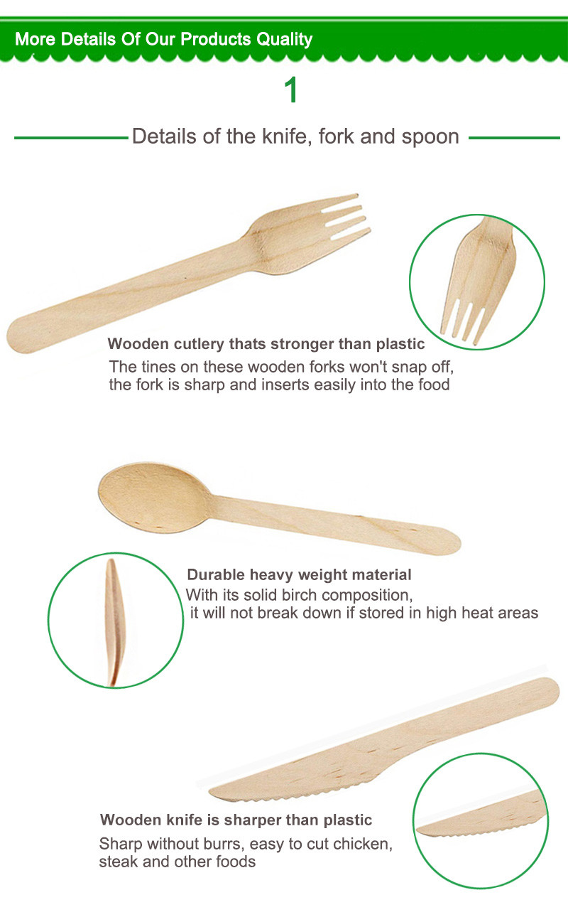 Disposable Degradable Eco-Friendly Wooden Spoon For Take Out Food Custom Logo