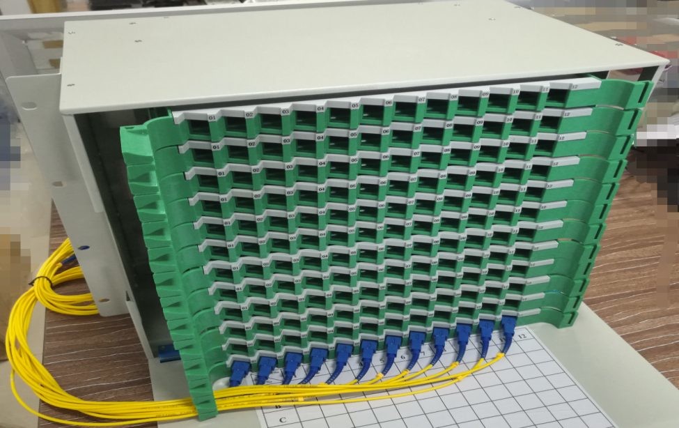 144 Core ODF Patch Panel Sc / Fc Adapter 19 Fiber Optic Patch Panel