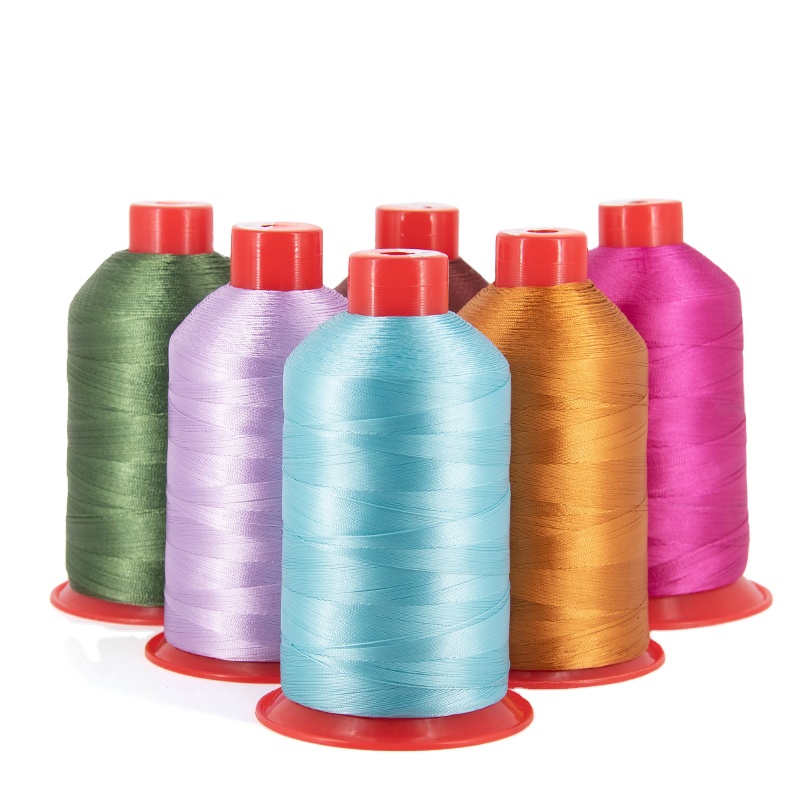 Dyed Texturized Pattern 1000m 150D Waxed Thread for Leather Sewing Black Book Binding