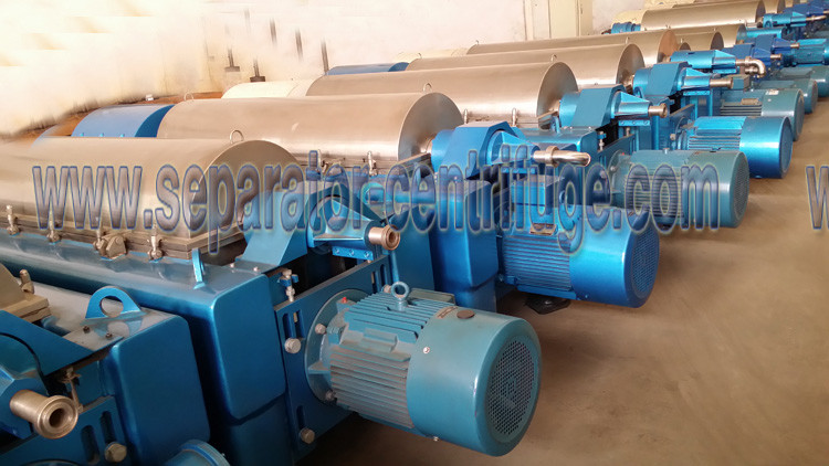 Industrial Horizontal Continuous Decanter Separator - Centrifuge For Wastewater Treatment