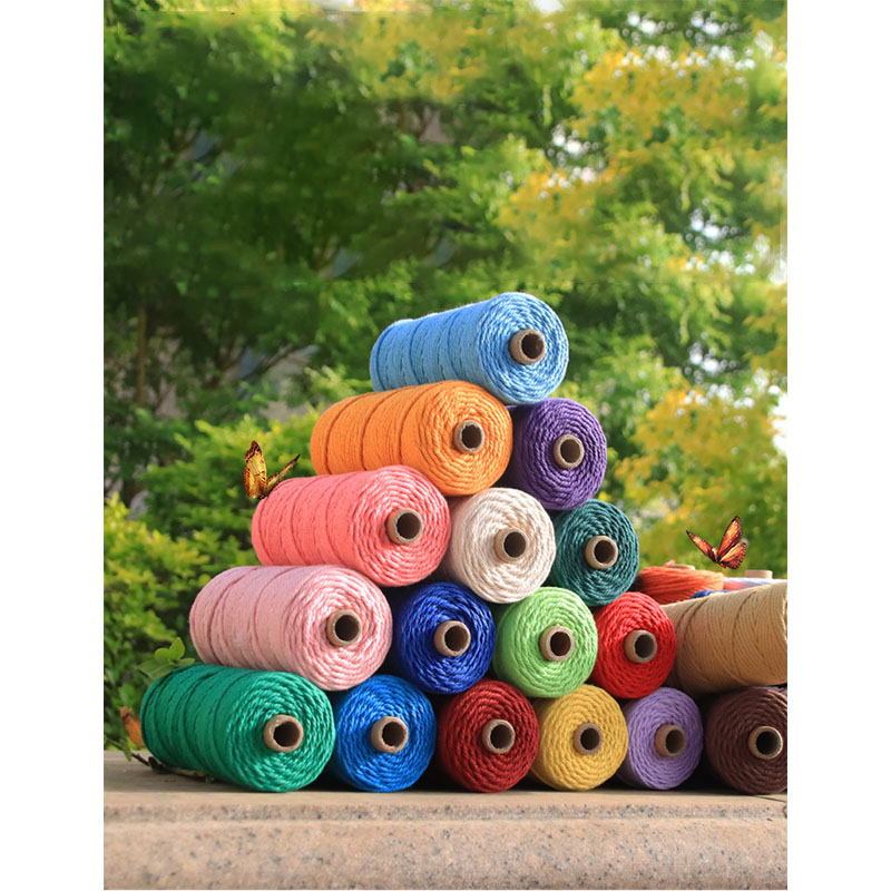 Lightweight Invisible Knot Crochet Yarn Macrame Anti Static Dustproof