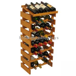  Custom Wine Display Stand Wine Shop Retail Advertising Wood Floor Wine Rack Manufactures