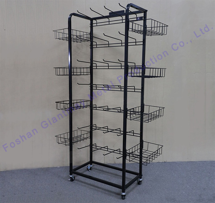 Potato Chip Display Candy Stand Wire Mesh Basket Shelf