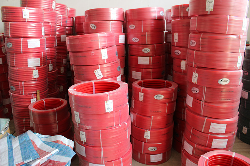 Oil Resistance Polyurethane V Belt , 90A Polyurethane Timing Belts