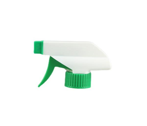 Acid Resistant 750ml Spray Bottle 32 Oz Trigger Sprayer Green And White 24mm
