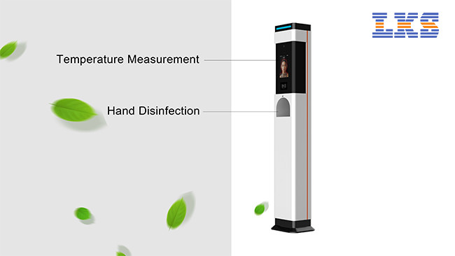 Face Recognition Temperature Kiosk Medical Infrared Forehead Thermometer