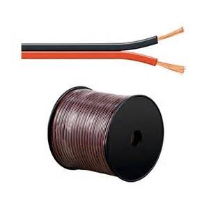 Flat Oxygen Free Copper Audio Speaker Cable 1.00mm2 For Loud Speakers Amplifiers