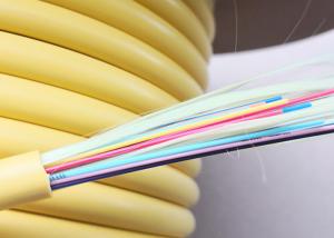  Flexible Tight Buffer Fiber Optic Distribution Cable Multimode Indoor Orange Color Manufactures