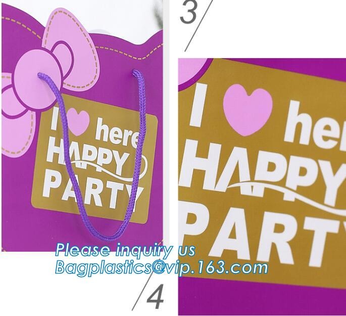 Cheap Customized Pink Printed Paper Shopping Bag For Clothing and Gift,Recycled Luxury Paper Bags & Retail Carrier Bags