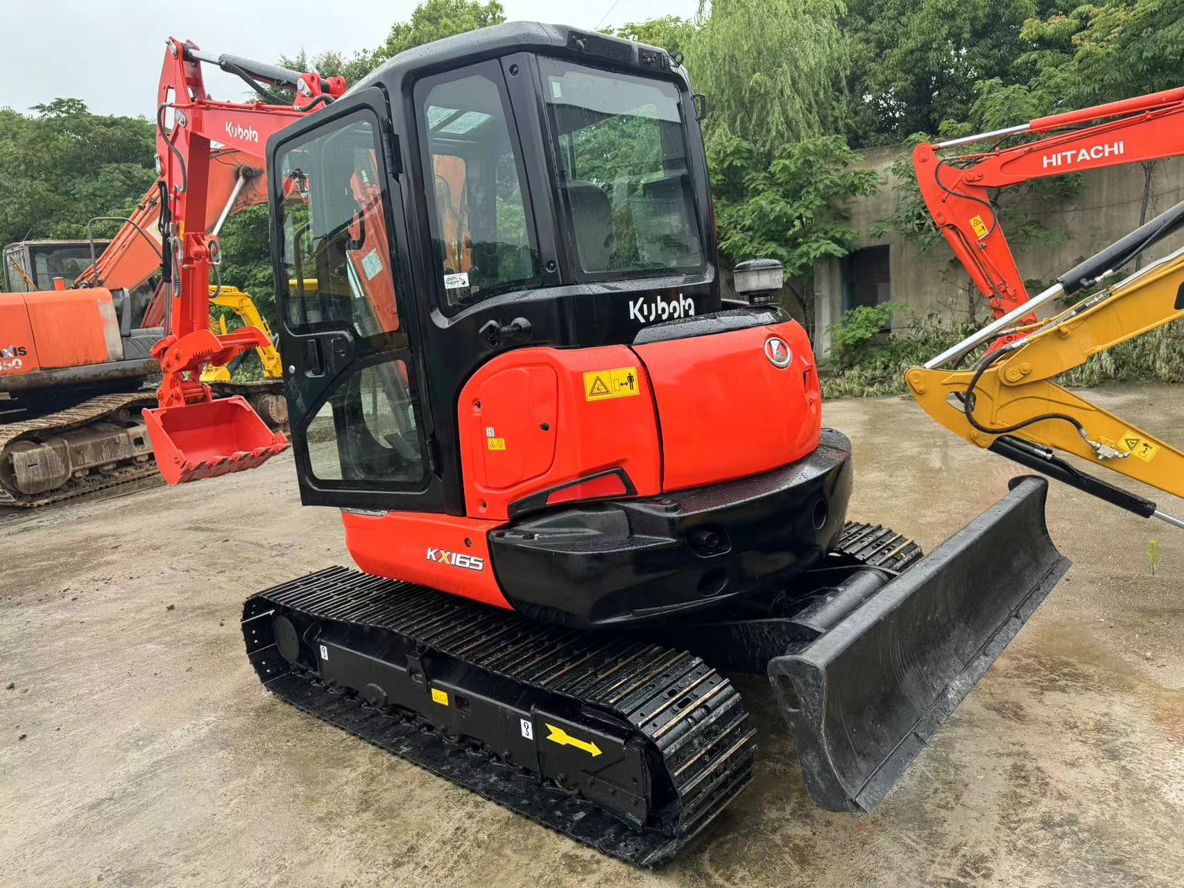 Kx165 Used Kubota Digger 6T Digger Kubota KX155 0.24m3 Bucket Capacity