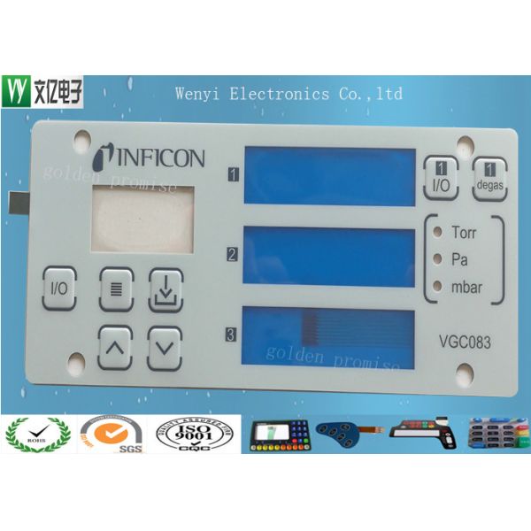China Multi Layer Circuit Polydome Switch Control Keypad Panel Four Display Window Easy Pull Strip on sale China Multi Layer Circuit Polydome Switch Control Keypad Panel Four Display Window Easy Pull Strip on sale