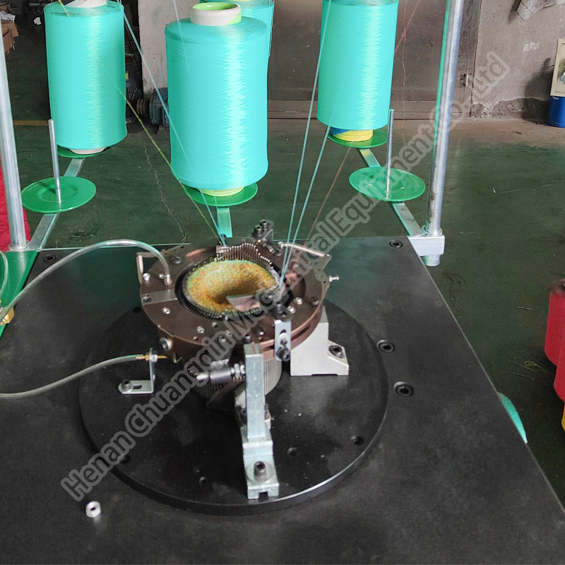 Circular Kitchen Sponge Scouring Pad Knitting Machine Scrubber Making Machines Kitchen Sponge Scouring Knitting Machine
