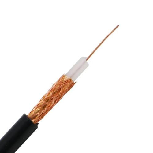 RG59 B/U BC 95% BC PE Coaxial F TV BNC Connectorquad-Shield RG6 CCTVNetwork