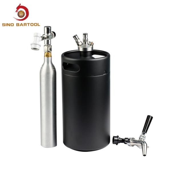 1.3 Gallon Ball Lock Mini Keg Insulated Double Wall Sodastream Beer Keg Dispense