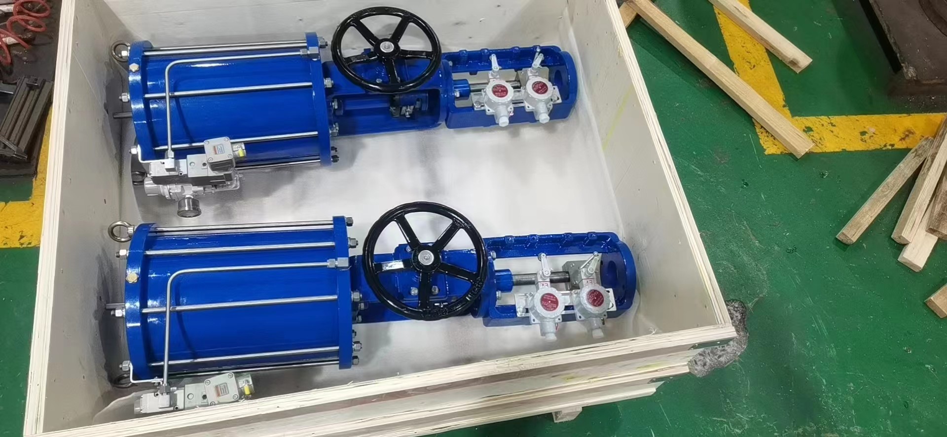 Linear Pneumatic Valve Actuator Pneumatic Linear Valve Actuator Automating most types of rising stem valve
