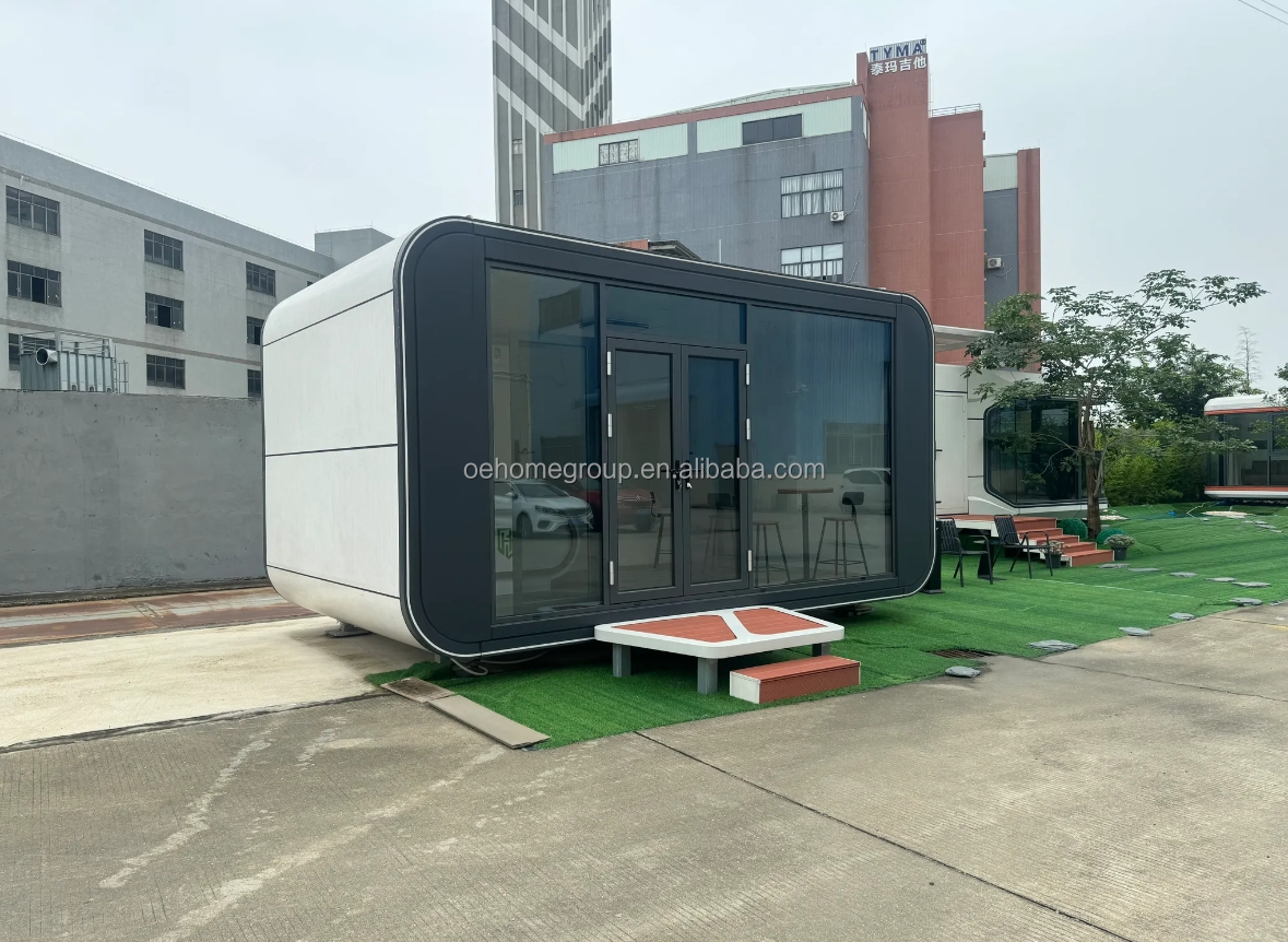 Fully Assembled Prefab Houses Customized Small Prefab House For Guard Room Prefab House Kit