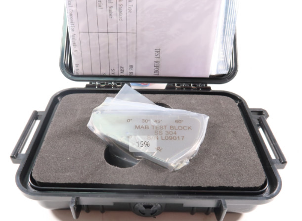 ASTM E164-2013 Standard NDT MAB Angle Beam ROMPAS Calibration Blocks for Ultrasonic Inspection