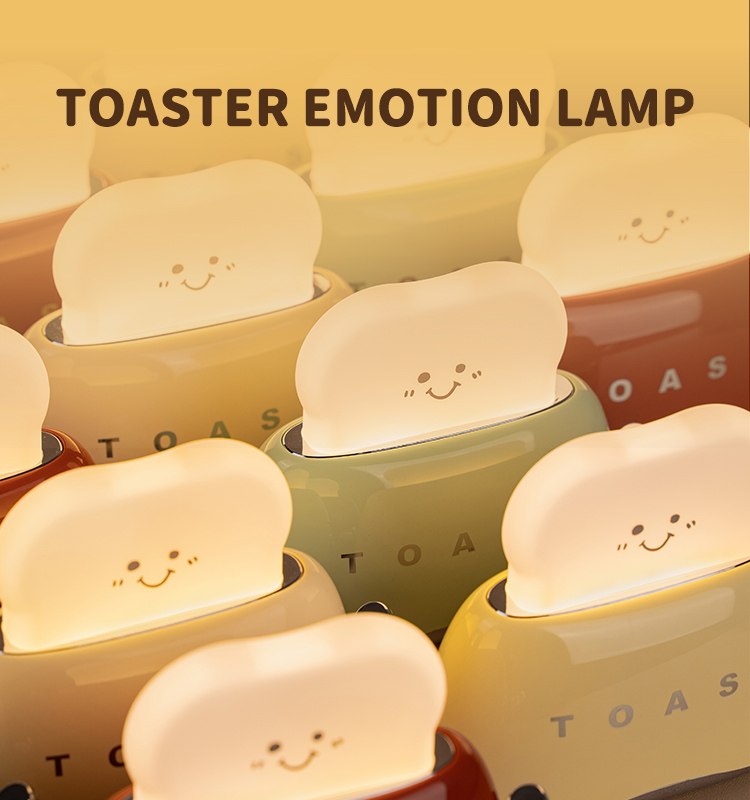 LED Energy Saving Table Desk Decorative Light-up Toaster Lamps for Decorative Lighting