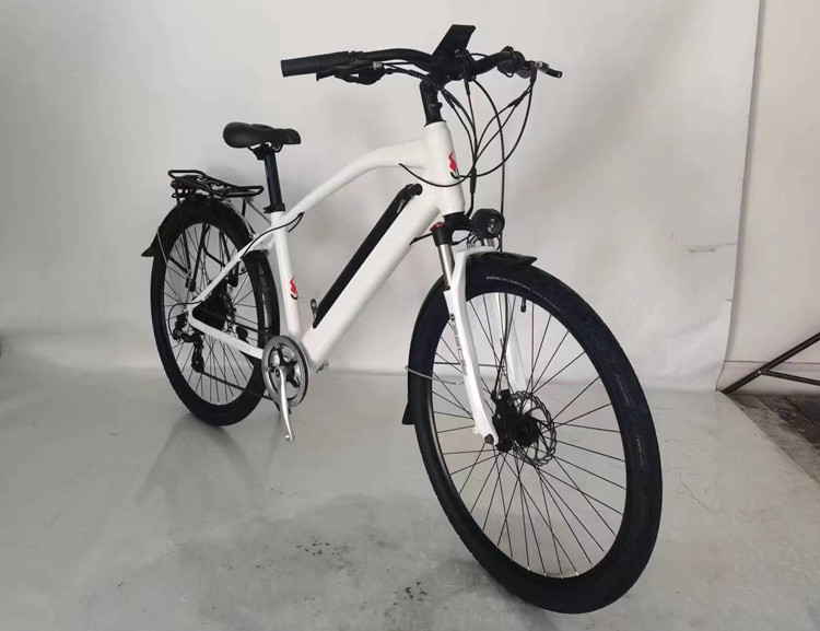29" 26" 27.5 Inch Mountain Electric Bikes Hardtail Rear Hub Motor Black 36v 300w 15Ah