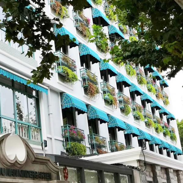 Aluminium Dutch French Style Awnings Retractable Window Awning