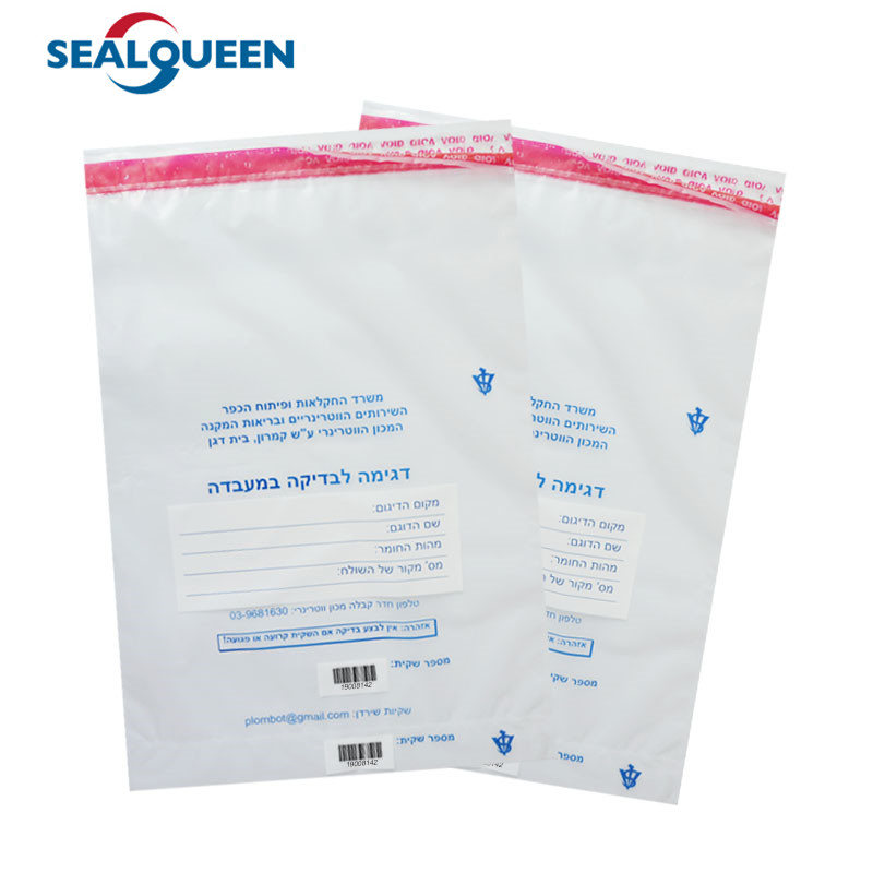Plastic Tamper Evidence Bags Bank Money Coin Deposit Change Security Bags