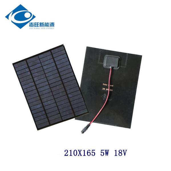 18V 5W PET flexible solar panel for solar power toy car ZW-5W-18-P Silicon Solar