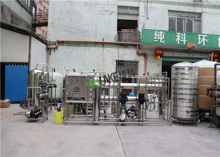 2000L Per Hour Water Purifying System With Omron / Mitsubishi PLC Control